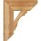 Ekena Millwork Olympic Slat Rough Sawn Bracket, Western Red Cedar, 6"W x 20"D x 24"H BKT06X20X24OLY06RWR - alternate 4